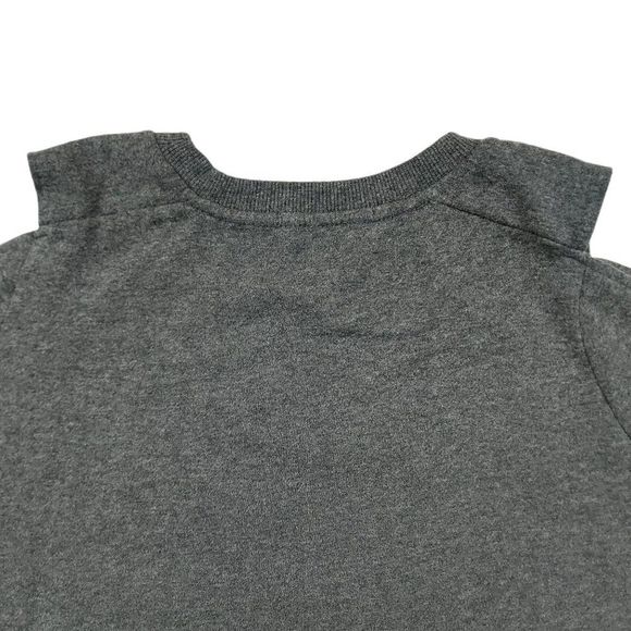 Pinque Sweater Womens Small Gray Pullover Knit Cold Shoulder Crew Neck - Picture 3 of 7